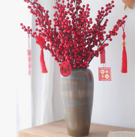 包邮莘蝶 春节过年客厅摆件布置礼物玄关年货...