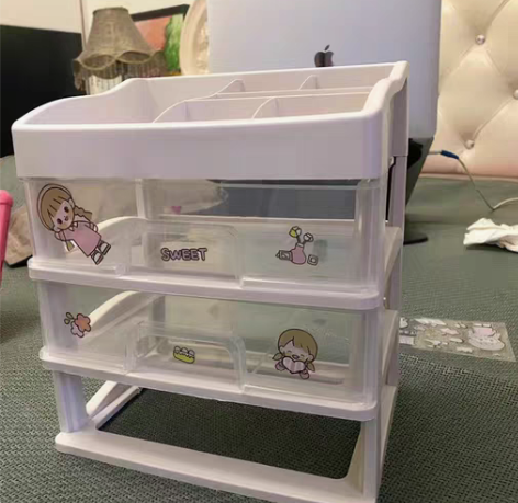 包邮#化妆品收纳盒 清仓甩卖桌面化妆品收纳...