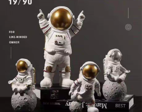 包邮【太空人宇航员摆件3件套】3个一套包邮...