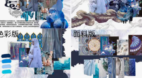 灵感版 情绪版 色彩版 思维导图 服装设计...