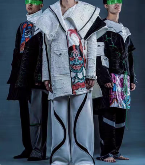 服装设计成衣效 效果图，款式图，灵感版 肌...