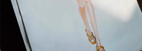 服装设计效果图/款式图 服装设计手稿 社畜...