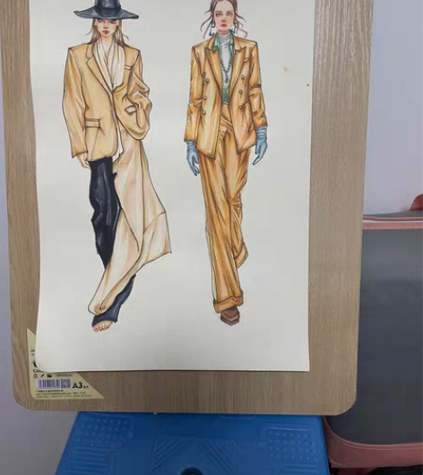 包邮服装代画 手绘 马克笔 ai ps i...