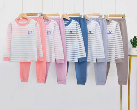 包邮全新意佰芬儿童舒绒纯棉套装 130-1...