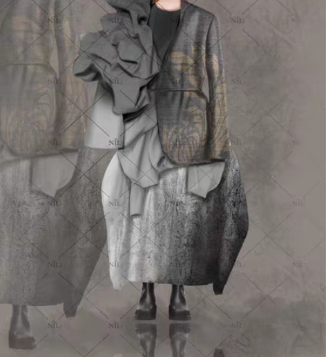 服装效果图电脑绘图，PS服装系列效果图，款...