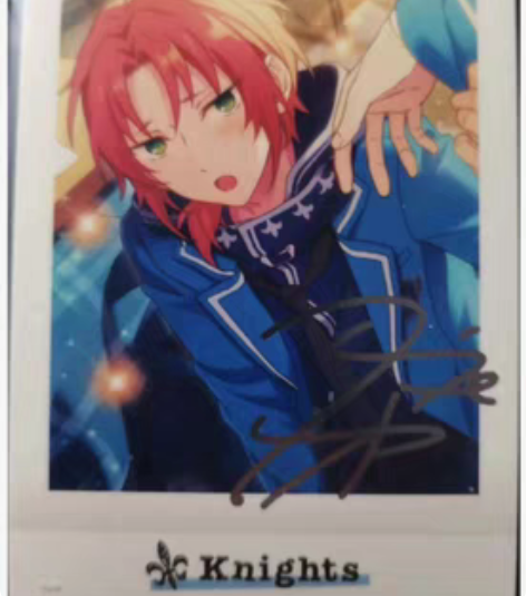 偶像梦幻祭 月永雷欧v4拍立得花前银签40...