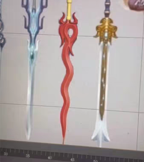 原神 3dmax 底模武器成品 源文件 感...