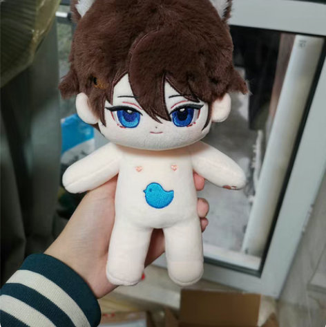 包邮出有骨张京华棉花娃娃裸娃已rua 有腮...