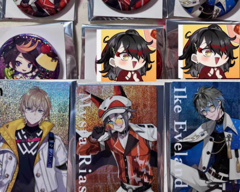 包邮【出/现货】彩虹社 Luca 新年吧唧...