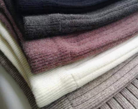 转卖裙子冬女中长款高腰加厚开叉针织半身裙毛...