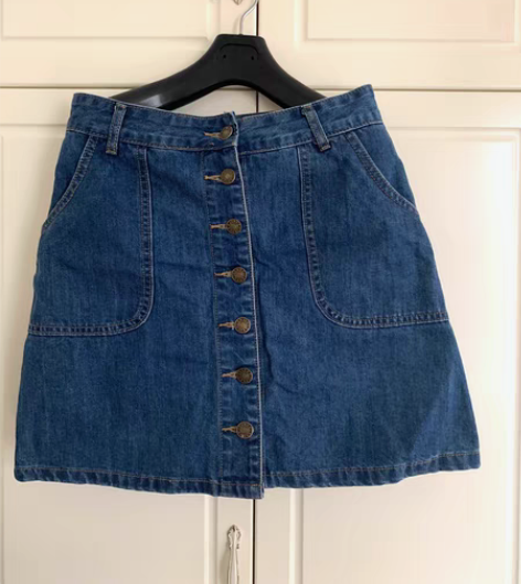 转卖2018春夏季新款韩版宽松牛仔半身裙女...