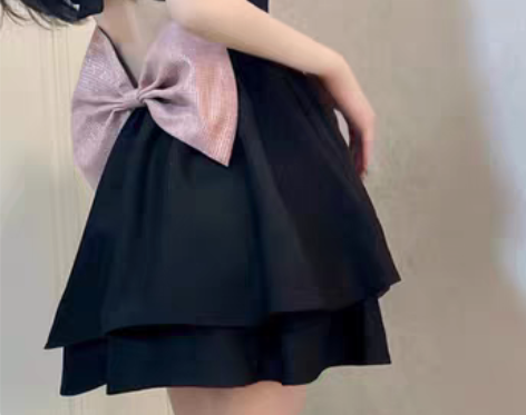 转卖【哥特胡桃】辣妹风蝴蝶结蓬蓬裙小个子挂...