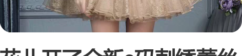 花儿开了全新s码刺绣蕾丝蝴蝶结半身裙 百搭...