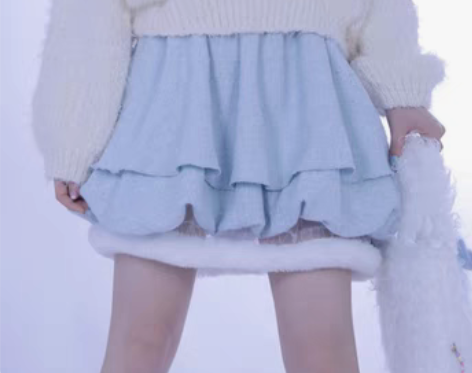 转卖About+girl秋冬宝宝蓝小香风花...