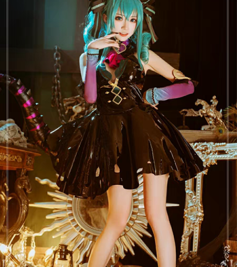 包邮【cos出租】火花动漫初音未来cos服...