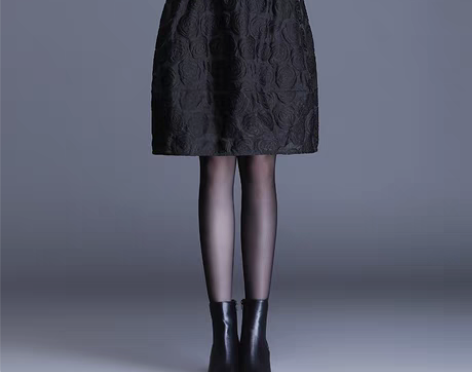 转卖提花半身裙春秋女a字花苞裙2022新款...