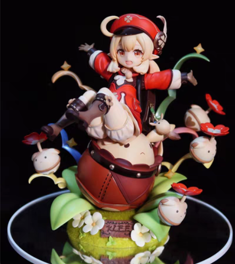 包邮动漫可莉火花骑士手办原神西风团火花骑士...