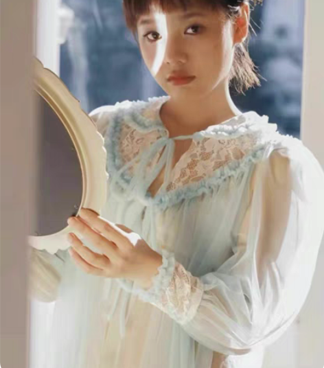 【出租】 复古写真 复古慵懒田园小洋裙 可...