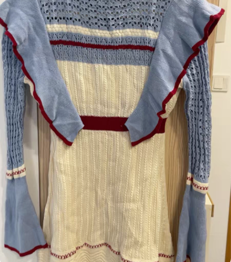 公主风毛线连衣裙 感兴趣的话点“我想要”和...