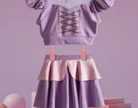 转卖女童泳装公主风2022新款可爱小童女宝...