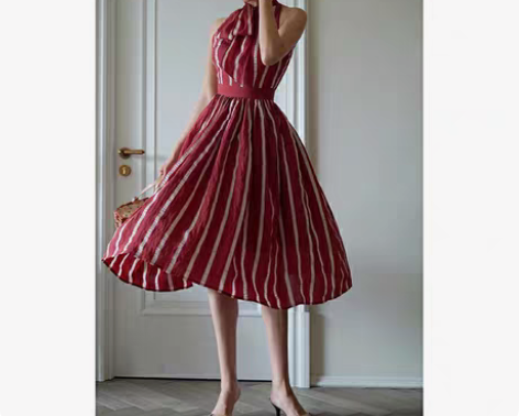 【看完图片说明】 Chings 复古削肩条...