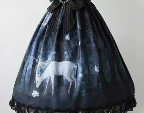 包邮十里丹青 月见鹿jsk  +罩纱 全新...