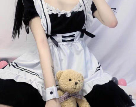 包邮【全新】女仆装cos可爱学生女装大佬连...