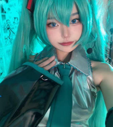 初音未来cos服s码全套除鞋 感兴趣的话点...