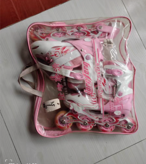 隆峰轮滑鞋，旱冰鞋， 全新的库存货，带拎包...