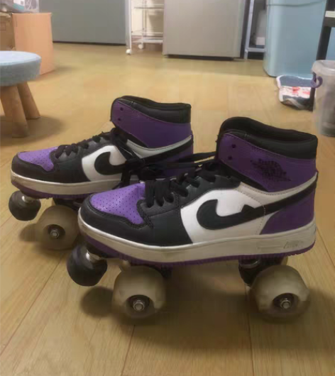 成人双排溜冰鞋旱冰鞋，带彩色灯，码数39码...