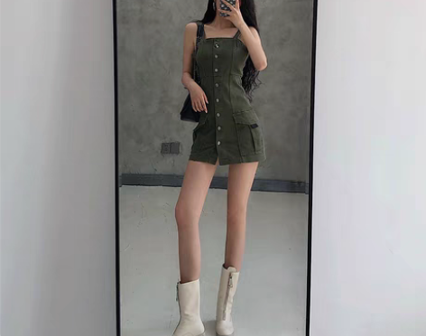 转卖YoungGirlDay 欧美风工装口...