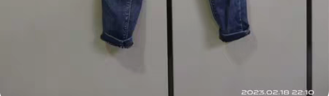 包邮m码高腰牛仔裤，几乎全新的，就是扣子掉...