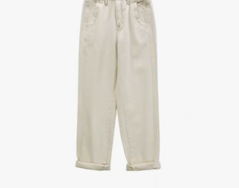 转卖忠犬小八梨形自制小清新宽松休闲百搭直筒...