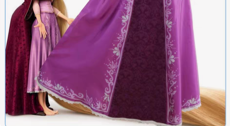 包邮现货魔发奇缘cos服长发公主cospl...