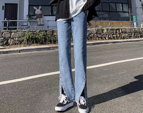 转卖【年货价】牛仔裤女2021年春夏新款直...