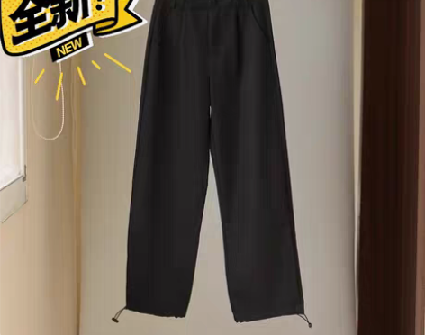 包邮高腰直筒裤 M码????M全新果果家￥...