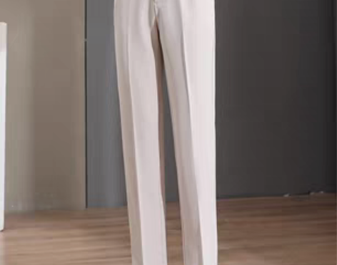 转卖米白色西装裤 女 XS码  8分裤 面...