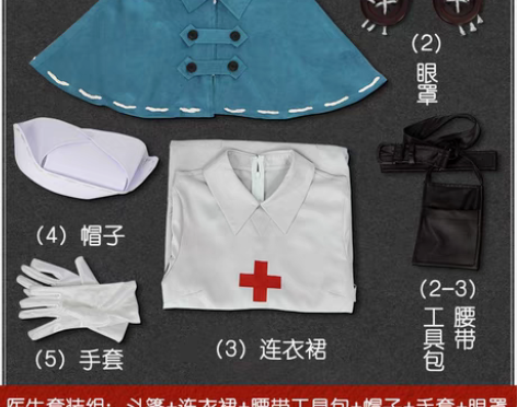 转卖多肉君 第五人格COS服含眼睛 医生艾...