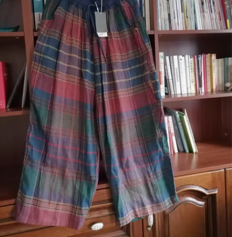 包邮时年棉麻裤,全新,宽松版型。 感兴趣的...