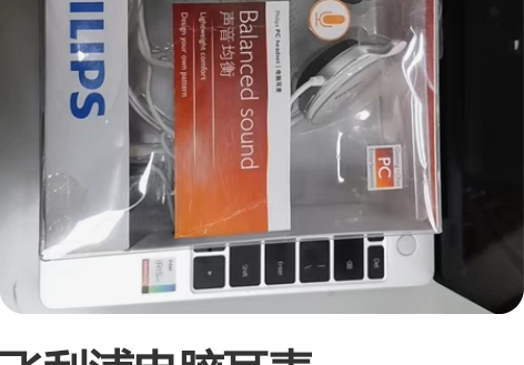 飞利浦电脑耳麦 SHM6110U 全新未使...