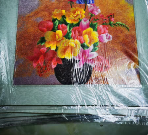 韵彩绣艺刺绣画，刺绣，非印刷品。 需要自己...