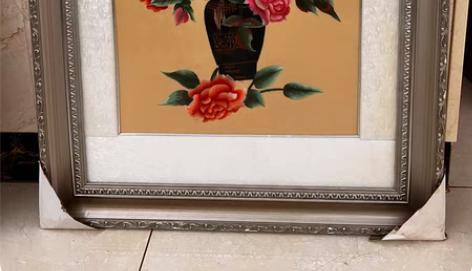中国风刺绣画、玄关画、客厅、餐厅可以挂，展...