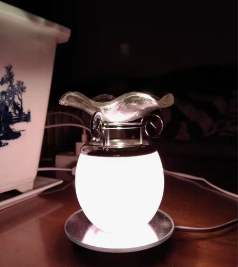 熏香夜灯，全是玻璃制品，质量好，正常使用，...