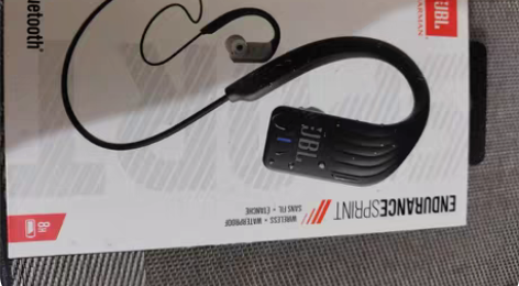 运动蓝耳耳机，99.9%新，仅拆封看过，未...