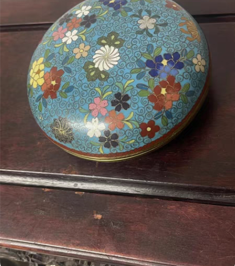 清代 掐丝鎏金景泰蓝 工艺非常细致精美￥1...