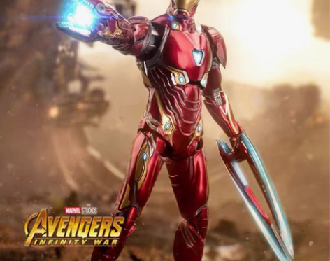 中动玩具钢铁侠手办mk50豪华版海量配件漫...