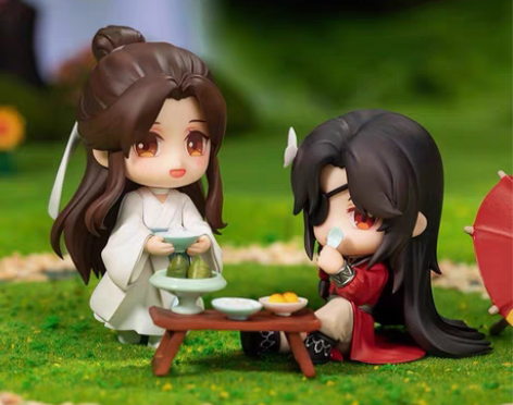 转卖天官赐福动画周边谢怜花城极乐雅宴Q版手...