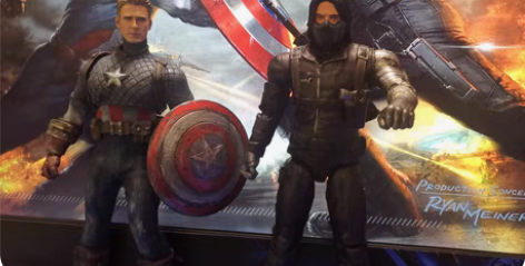 包邮美国队长手办 国产蚂蚁Mezco 复仇...