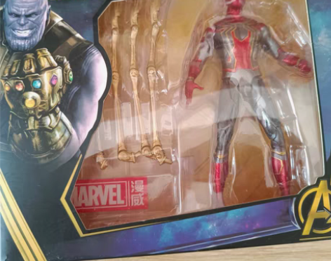 包邮国产漫威钢铁蜘蛛侠可动  爪子处有一个...