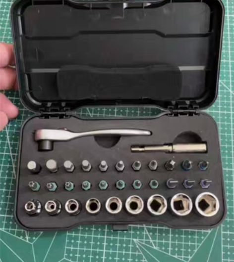 包邮日本进口棘轮螺丝刀便携机棘轮扳手套装十...